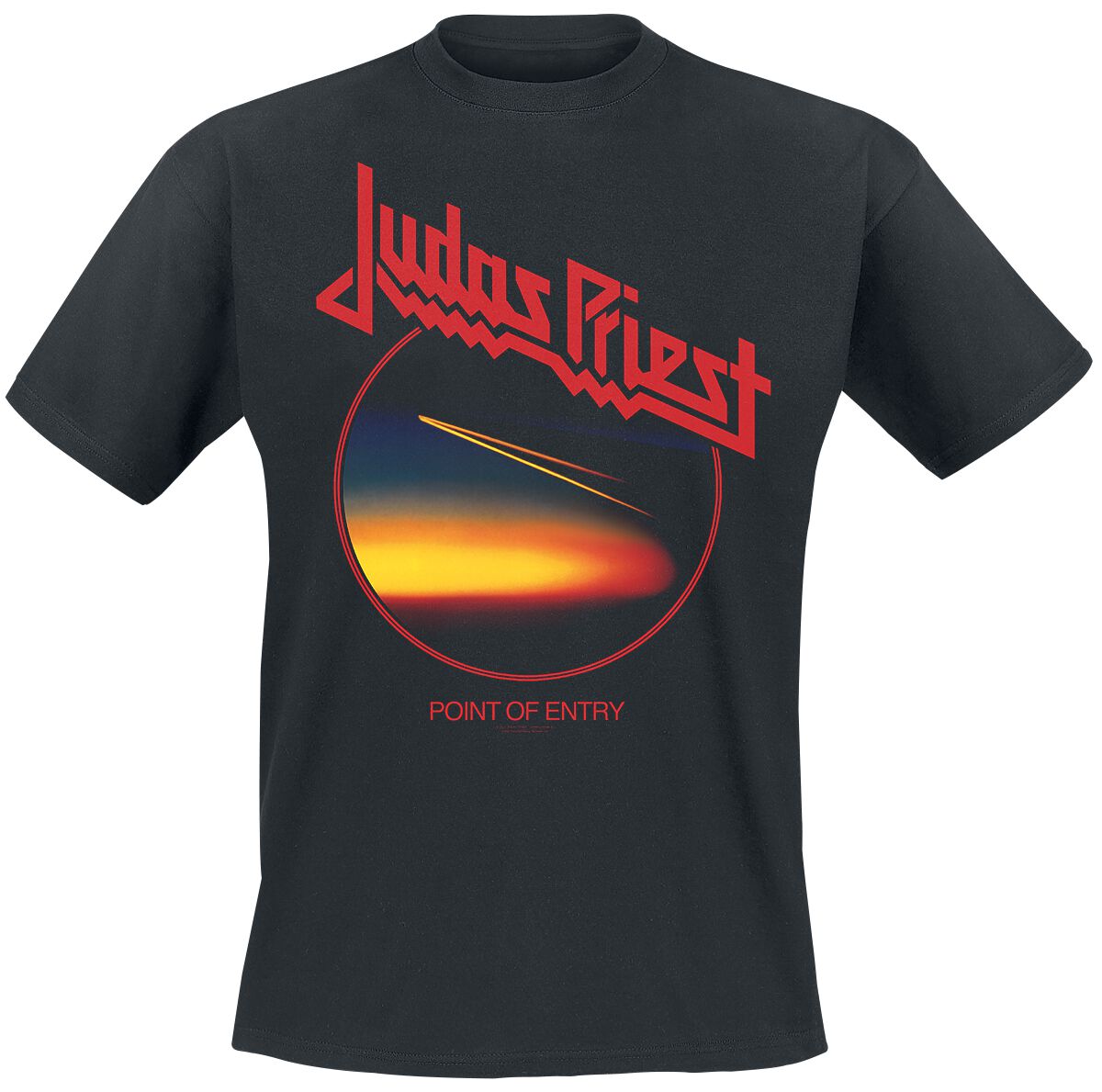 Image of Judas Priest Point Of Entry Anniversary T-Shirt schwarz