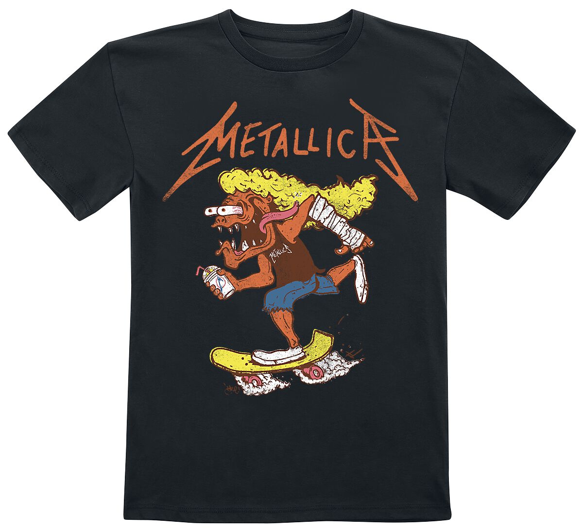 Metallica Kids - Hetfield Skates T-Shirt black