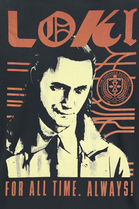 Loki Loki For All Time T-Shirt schwarz - 26.10% Rabatt