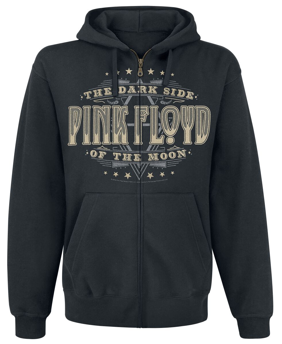 Levně Pink Floyd The Dark Side Of The Moon Mikina s kapucí na zip černá