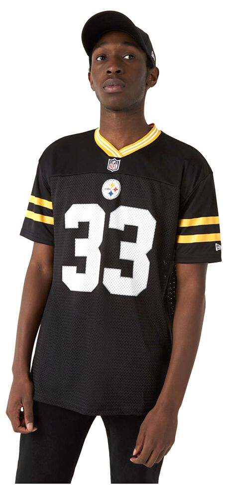 New Era - NFL T-Shirt - Pittsburgh Steelers Oversized Tee - S bis XXL - für Männer - Größe XXL - schwarz
