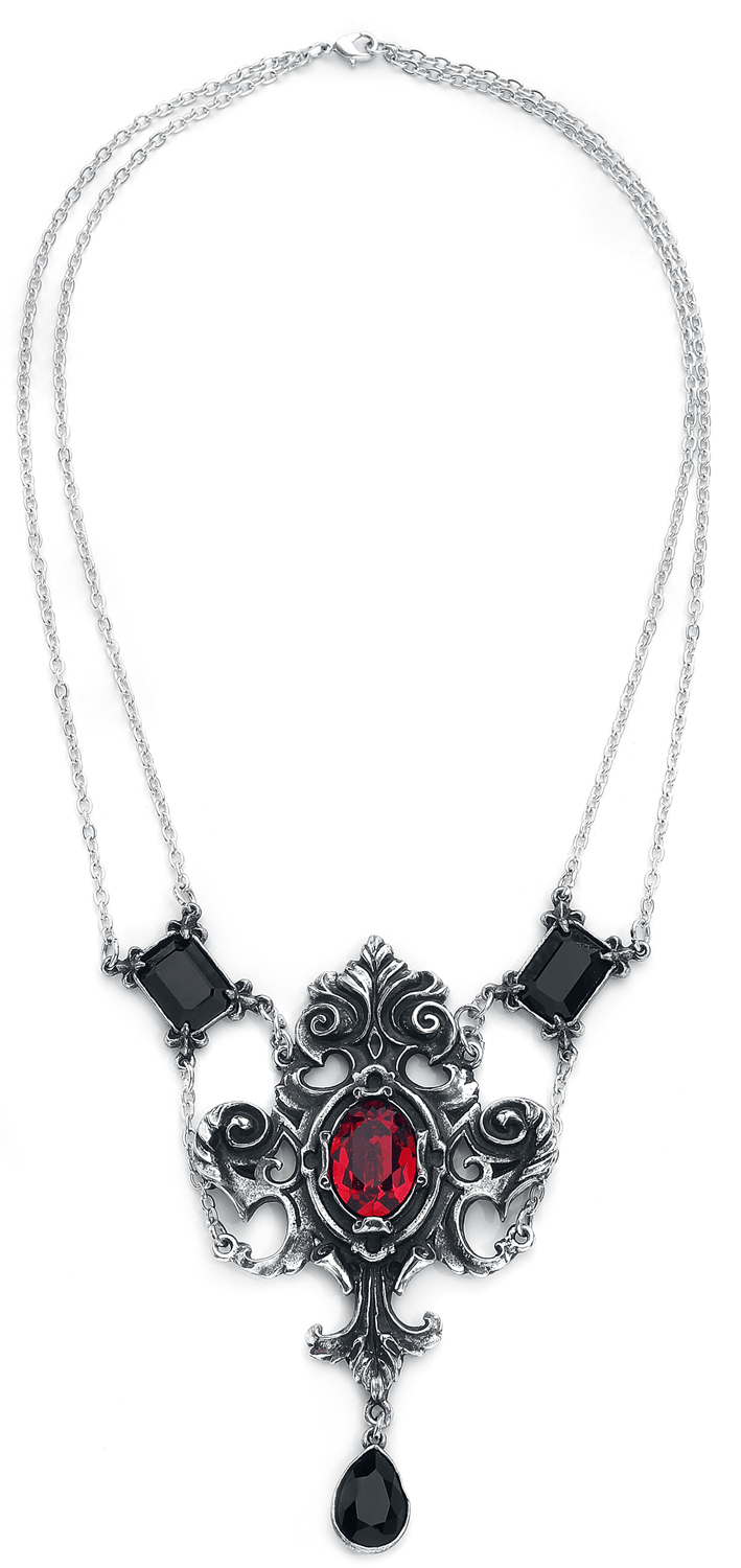 Alchemy Gothic Queen Of The Night Halskette silberfarben - 16.00% Rabatt