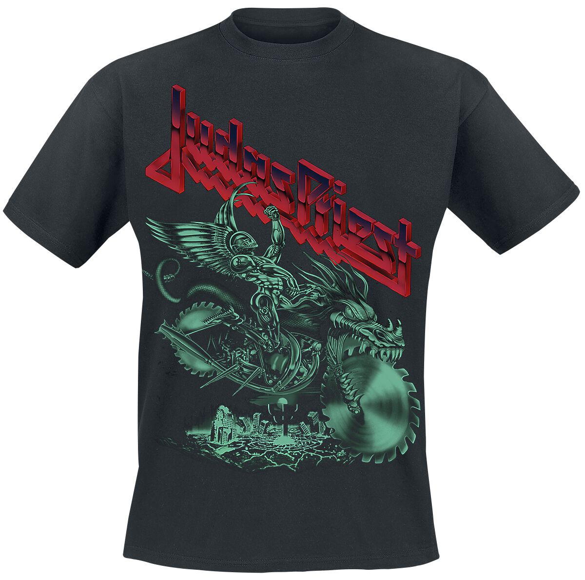 Image of Judas Priest Painkiller Invert Rider T-Shirt schwarz