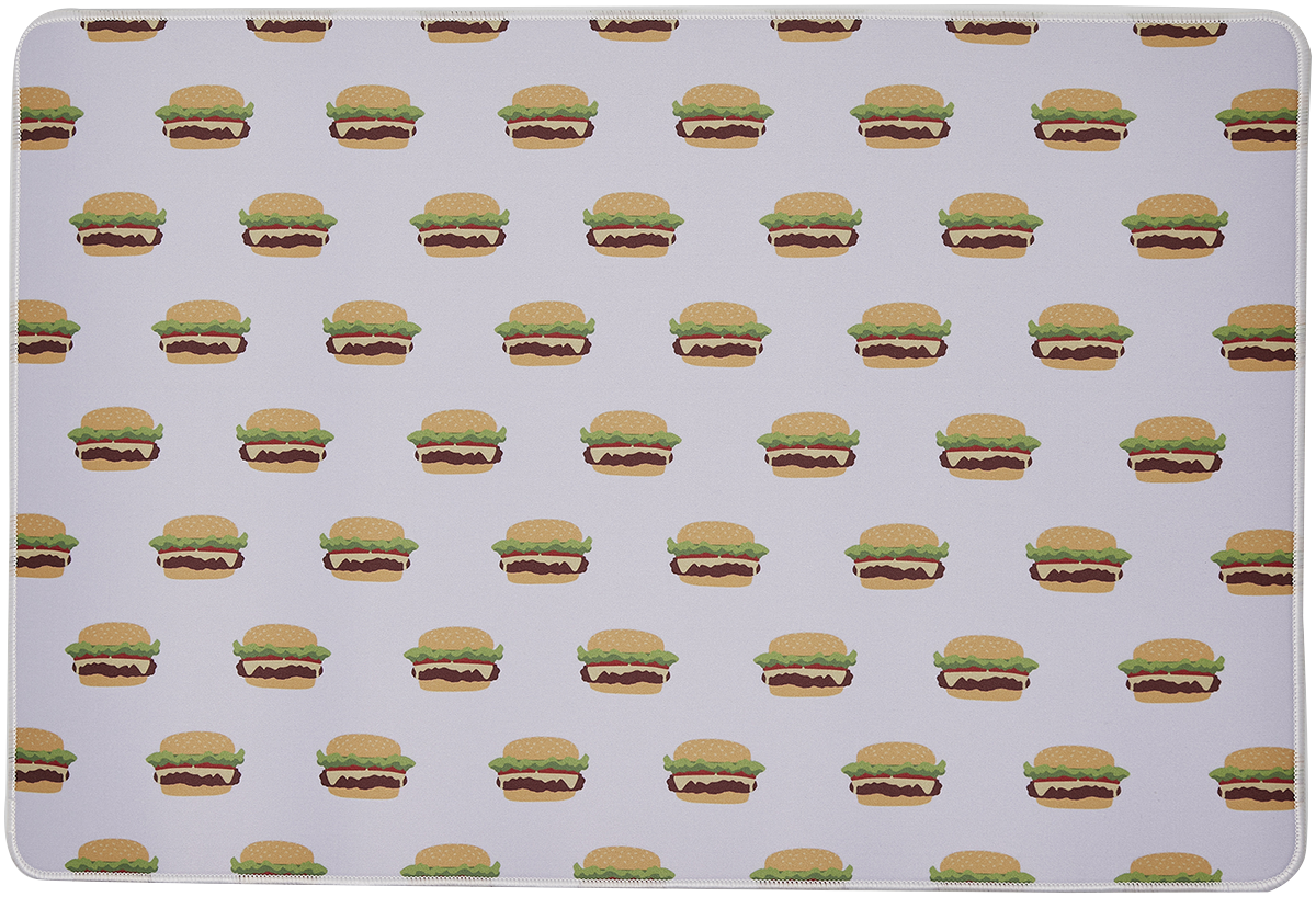 Urban Classics - Burger Allover Desk Pad - Schreibtischunterlage - multicolor