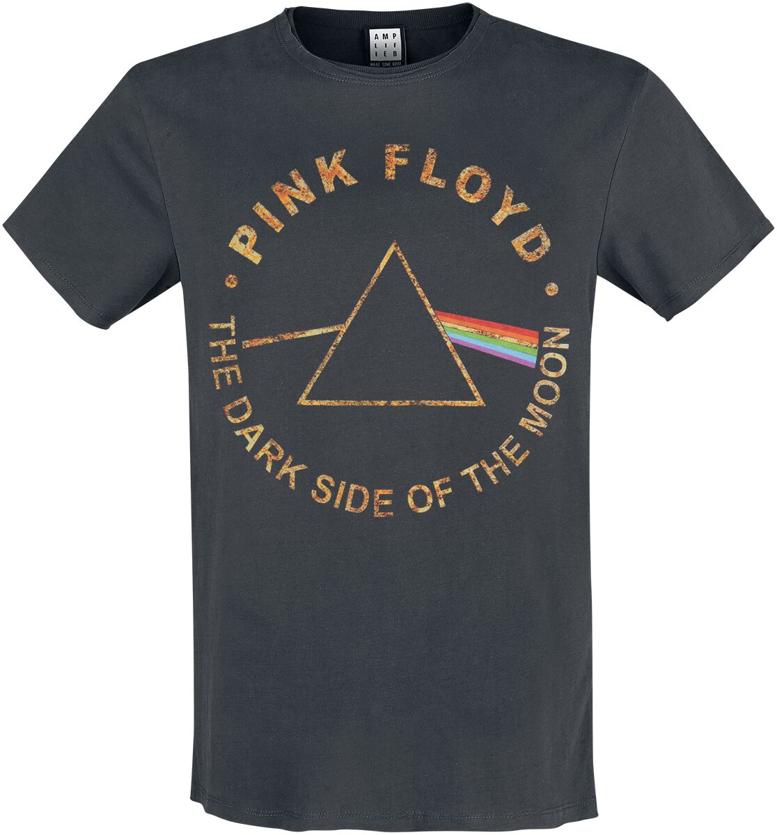 Image of Pink Floyd Amplified Collection - The Dark Side Of The Moon T-Shirt charcoal