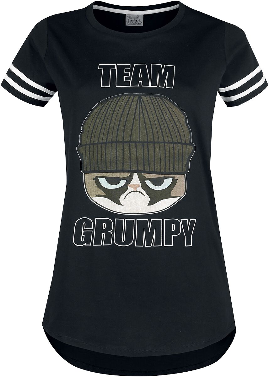 Grumpy Cat Team Grumpy T-Shirt black
