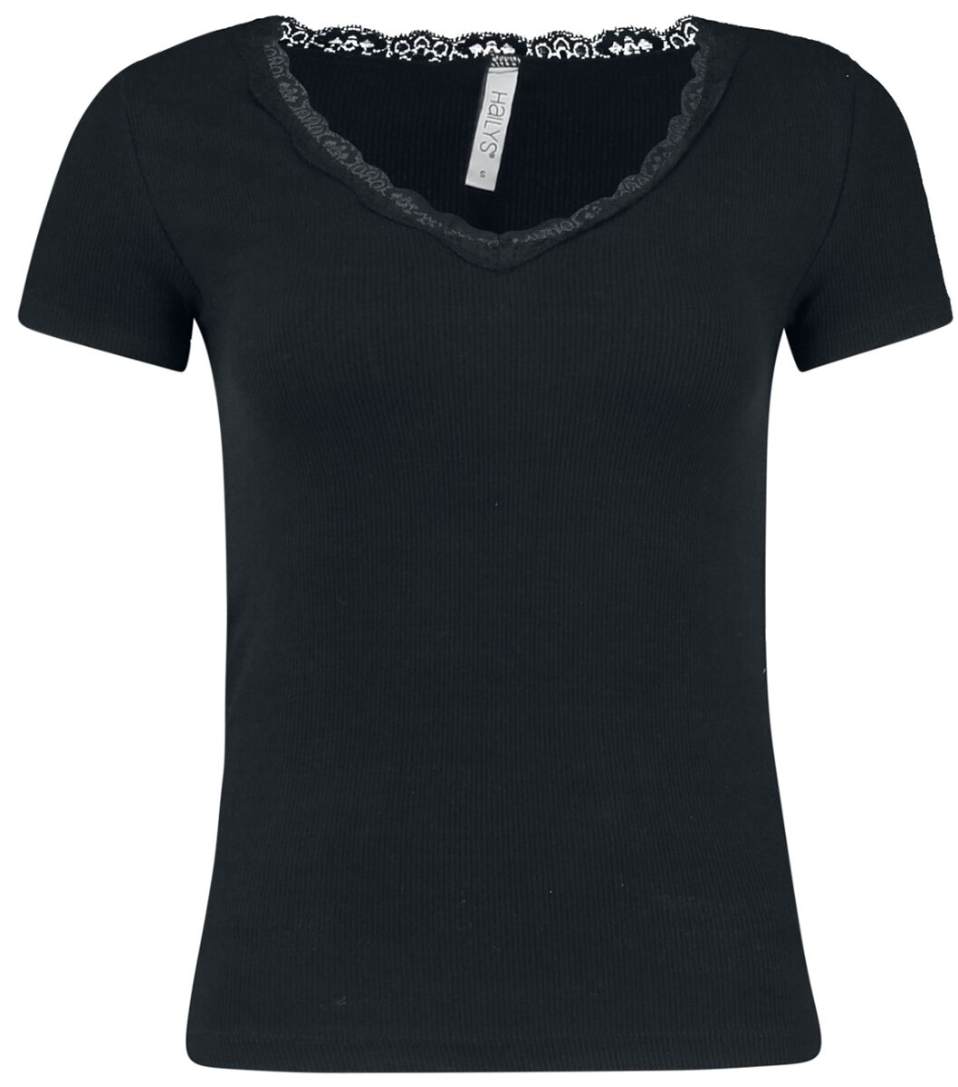Hailys T-Shirt - Mariella - XS bis XL - für Damen - Größe L - schwarz