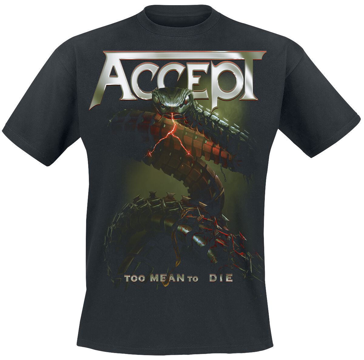 Image of Accept Too Mean To Die T-Shirt schwarz