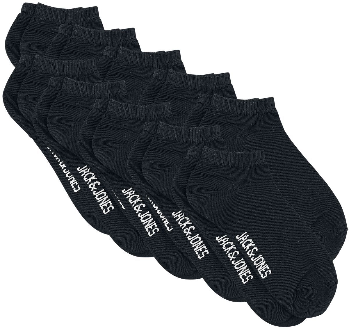 Levně Jack & Jones Balení 10 párů ponožek JACDONGO Ponožky černá