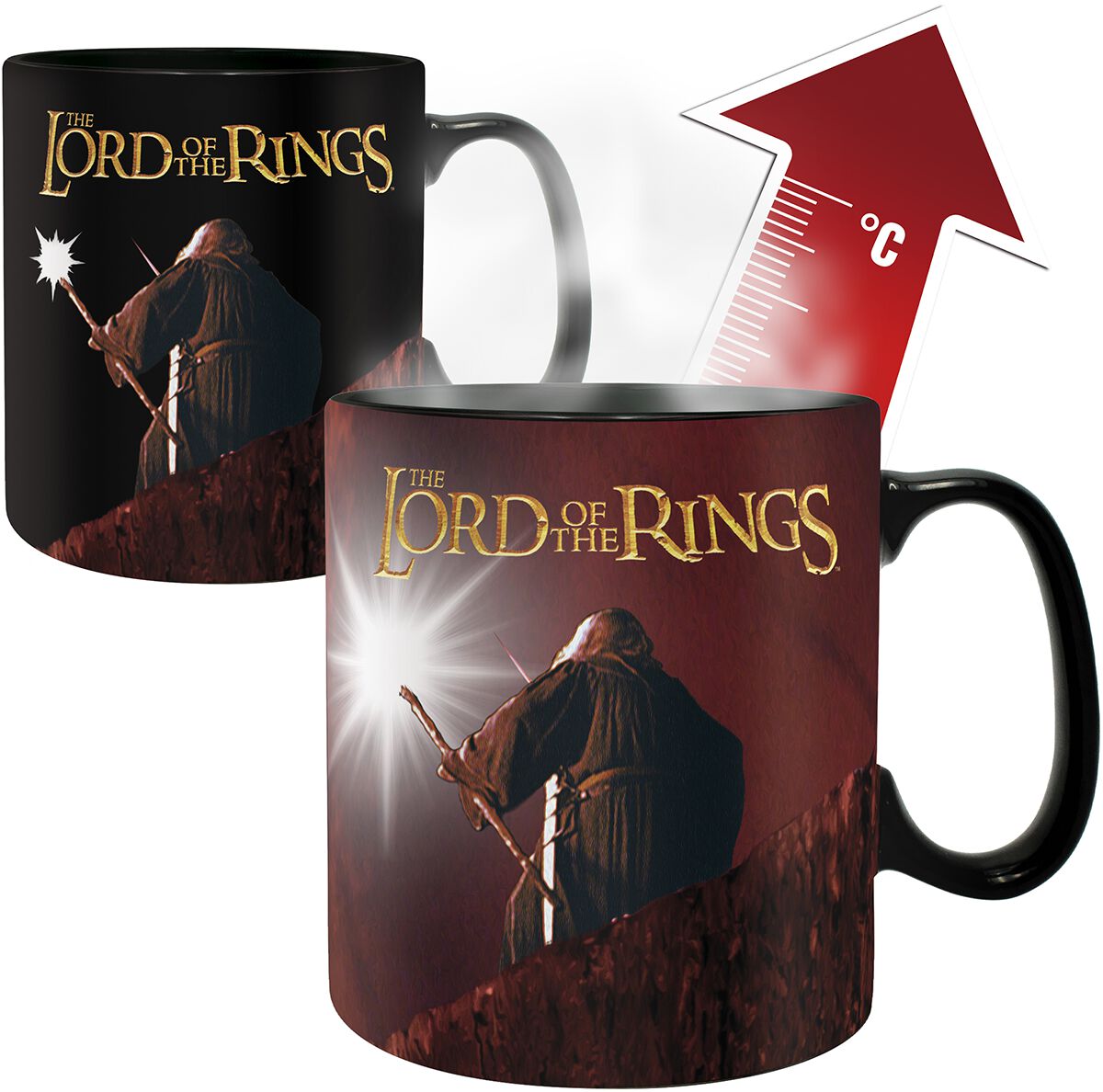 The Lord Of The Rings You Shall Not Pass - Mug with Thermal Effect Cup multicolour