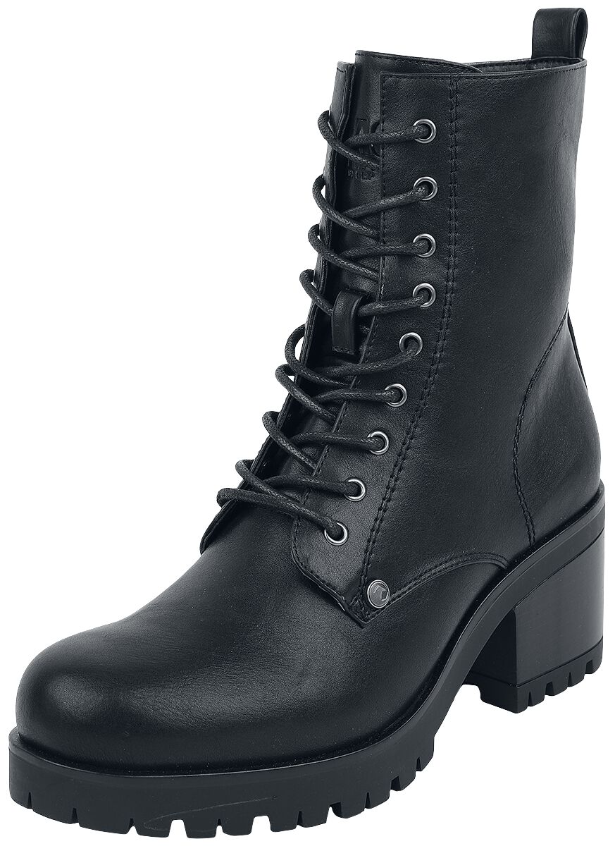 Levně Black Premium by EMP Černé boty se šňůrkami boty černá