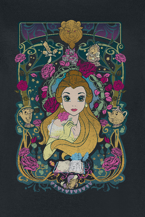 Die Schöne und das Biest Belle T-Shirt schwarz