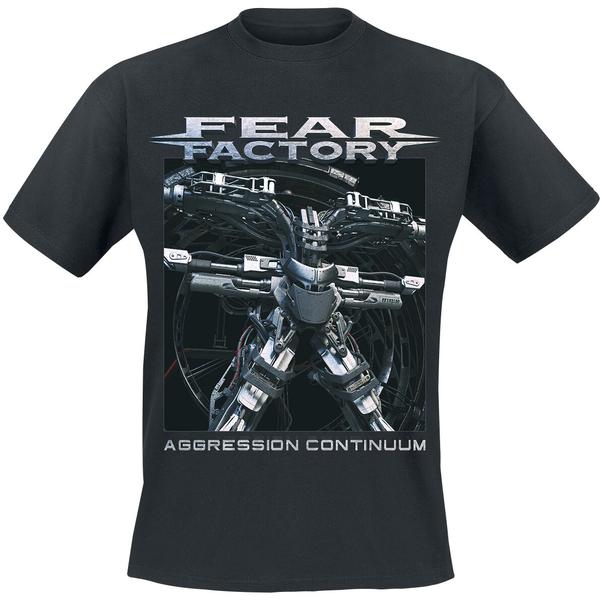 Image of Fear Factory Aggression Continuum T-Shirt schwarz