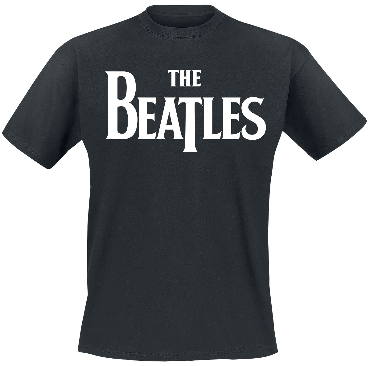Image of The Beatles Logo T-Shirt schwarz