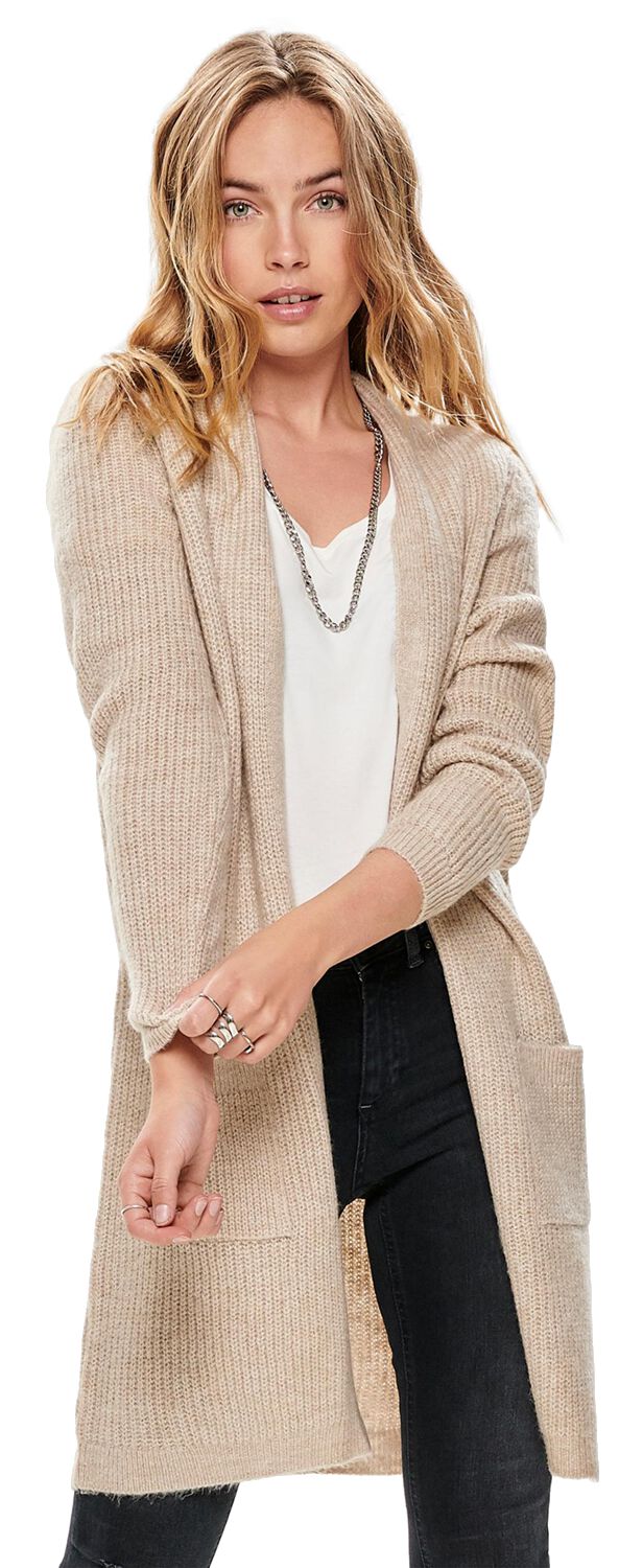 Image of Cardigan di Only - Jade Cardigan - XS a S - Donna - beige