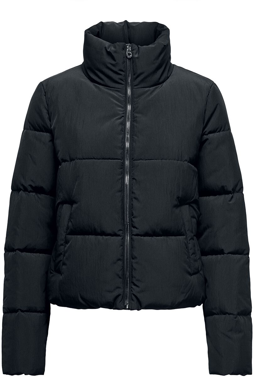 Only Winterjacke - ONLDolly Short Puffer Jacket - XS bis XL - für Damen - Größe S - schwarz