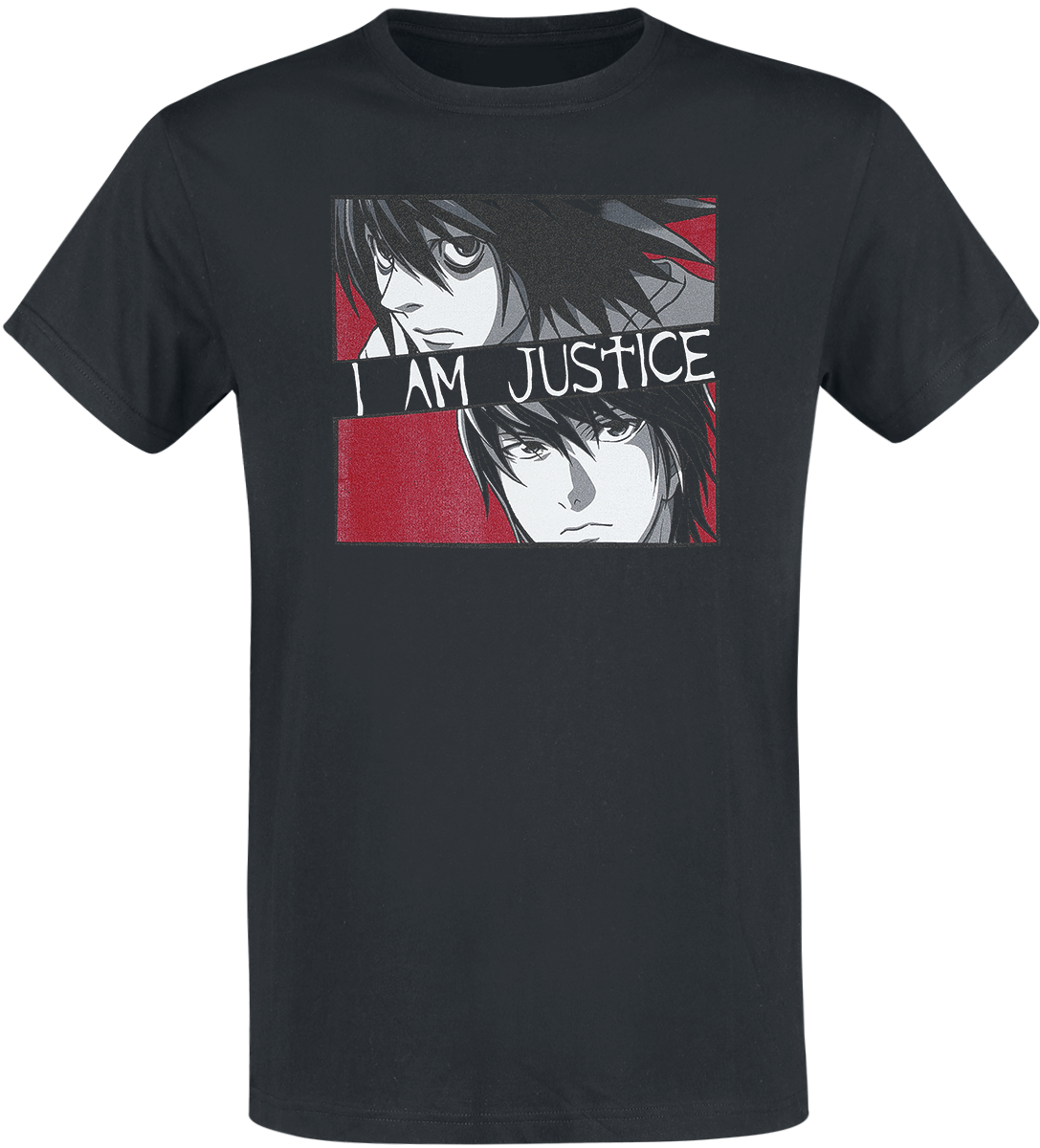 Death Note - Anime T-Shirt - L bis XXL - für Männer - Größe XXL - schwarz  - Lizenzierter Fanartikel