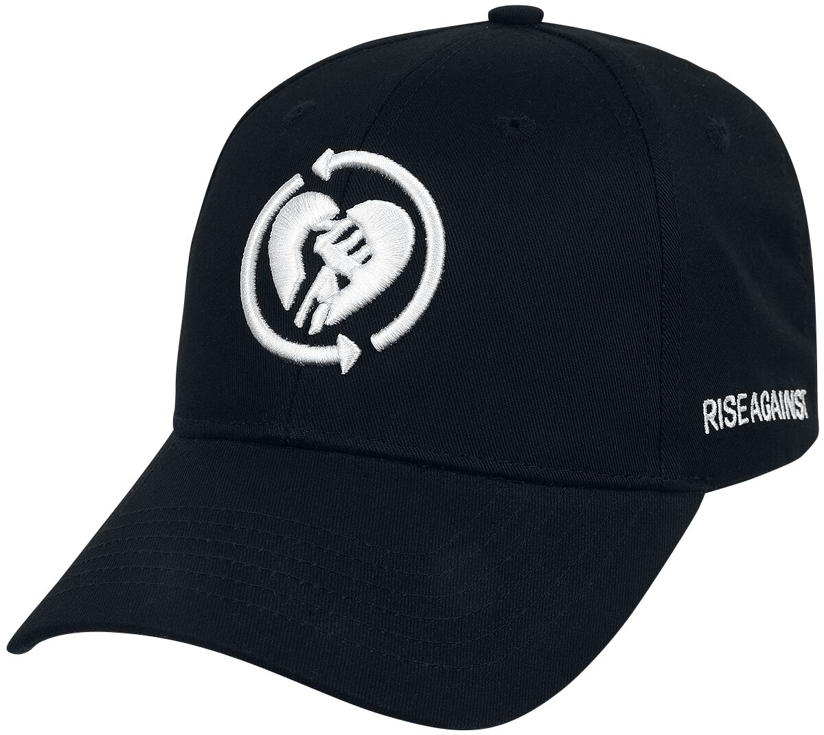 Image of Rise Against Logo - Baseball Cap Baseball-Cap schwarz
