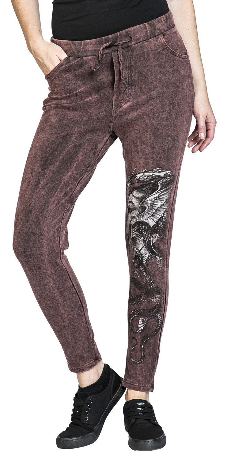 Alchemy England Dragon Queen Trainingshose rot