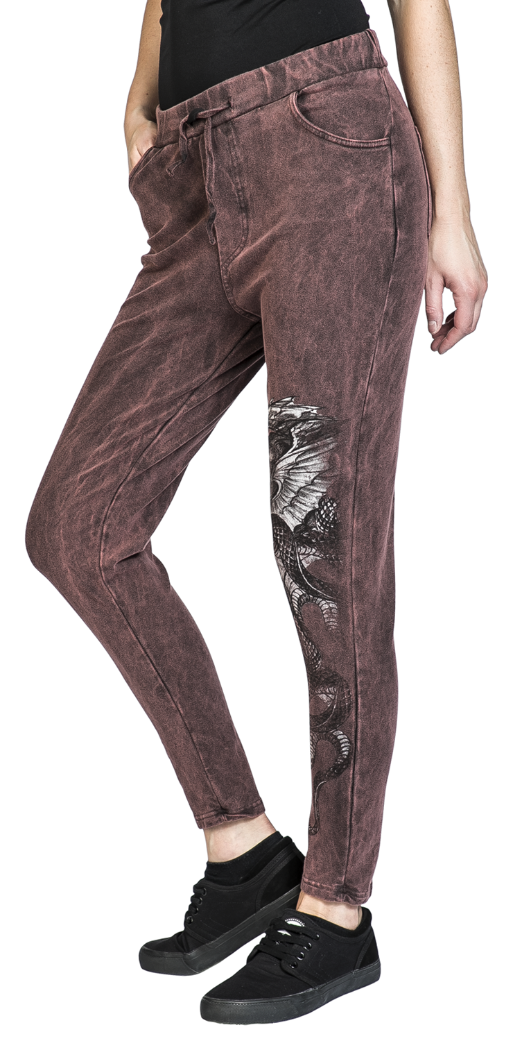 Alchemy England Dragon Queen Trainingshose rot