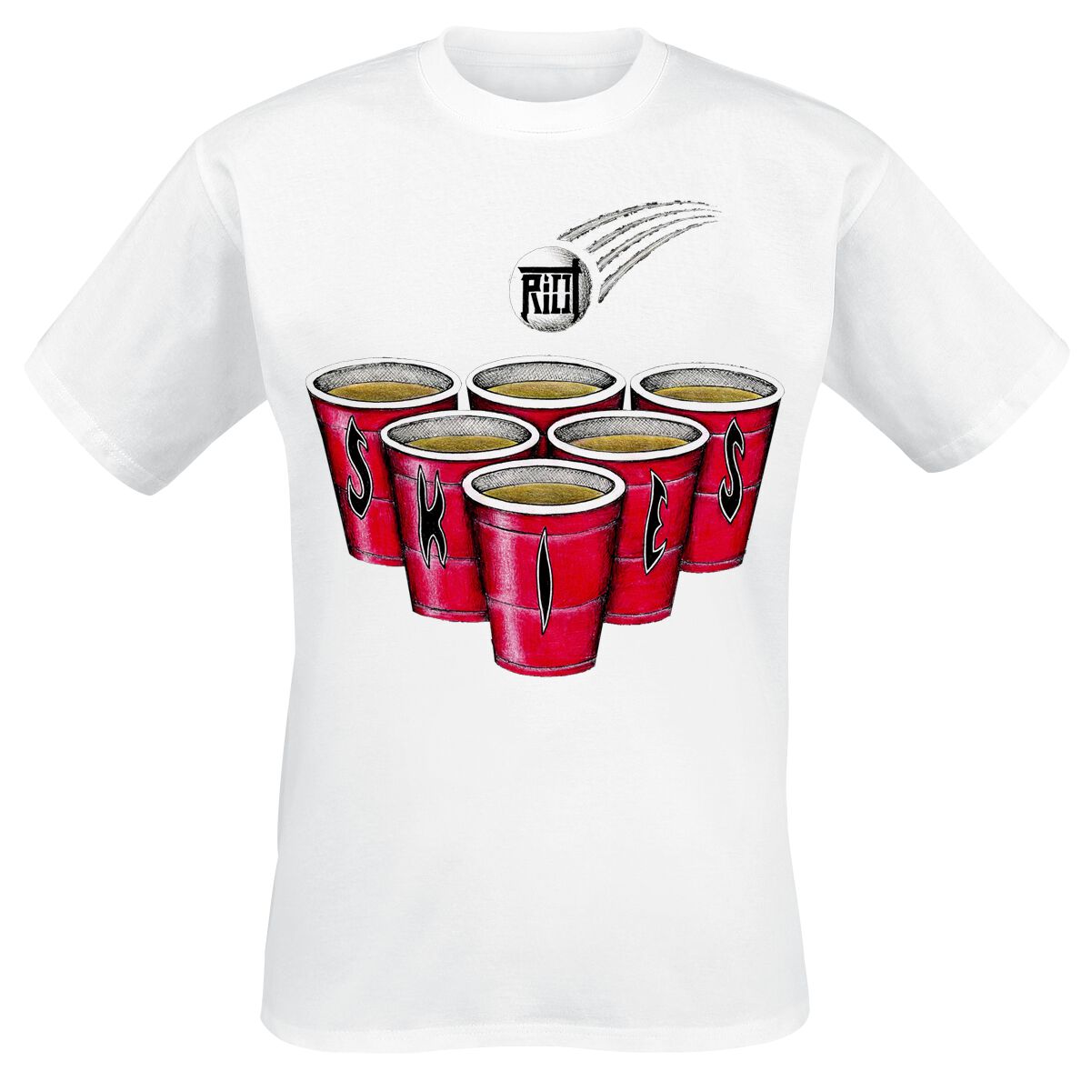 Lil‘ Skies Riot Pong T-Shirt weiß Lil‘ Skies Riot Pong T-Shirt weiß