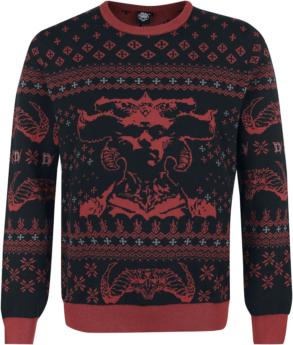 Diablo (Blizzard) IV – Lilith Weihnachtspullover schwarz – 40.01% Rabatt