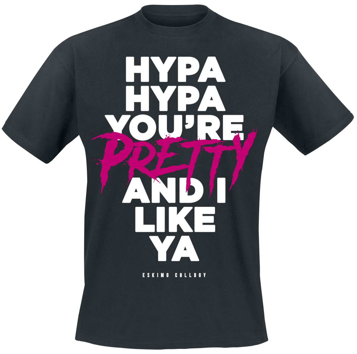 Image of Eskimo Callboy Hypa Hypa Lyrics T-Shirt schwarz