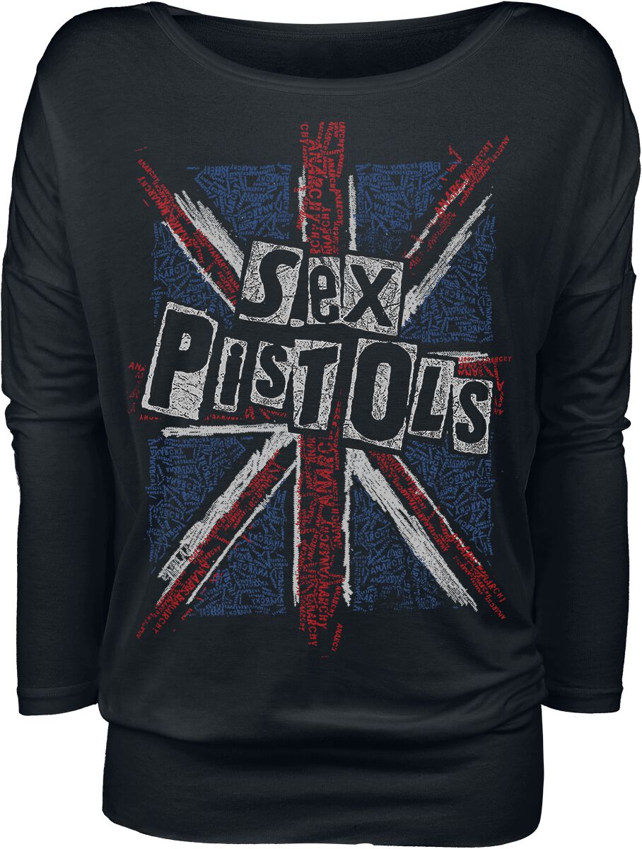 Sex Pistols Union Jack Long-sleeve Shirt black
