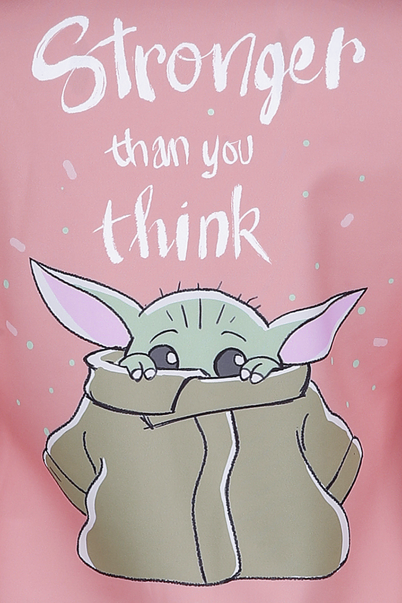 Star Wars The Mandalorian - Stronger Than You Think - Grogu Trainingsanzug rosa weiß