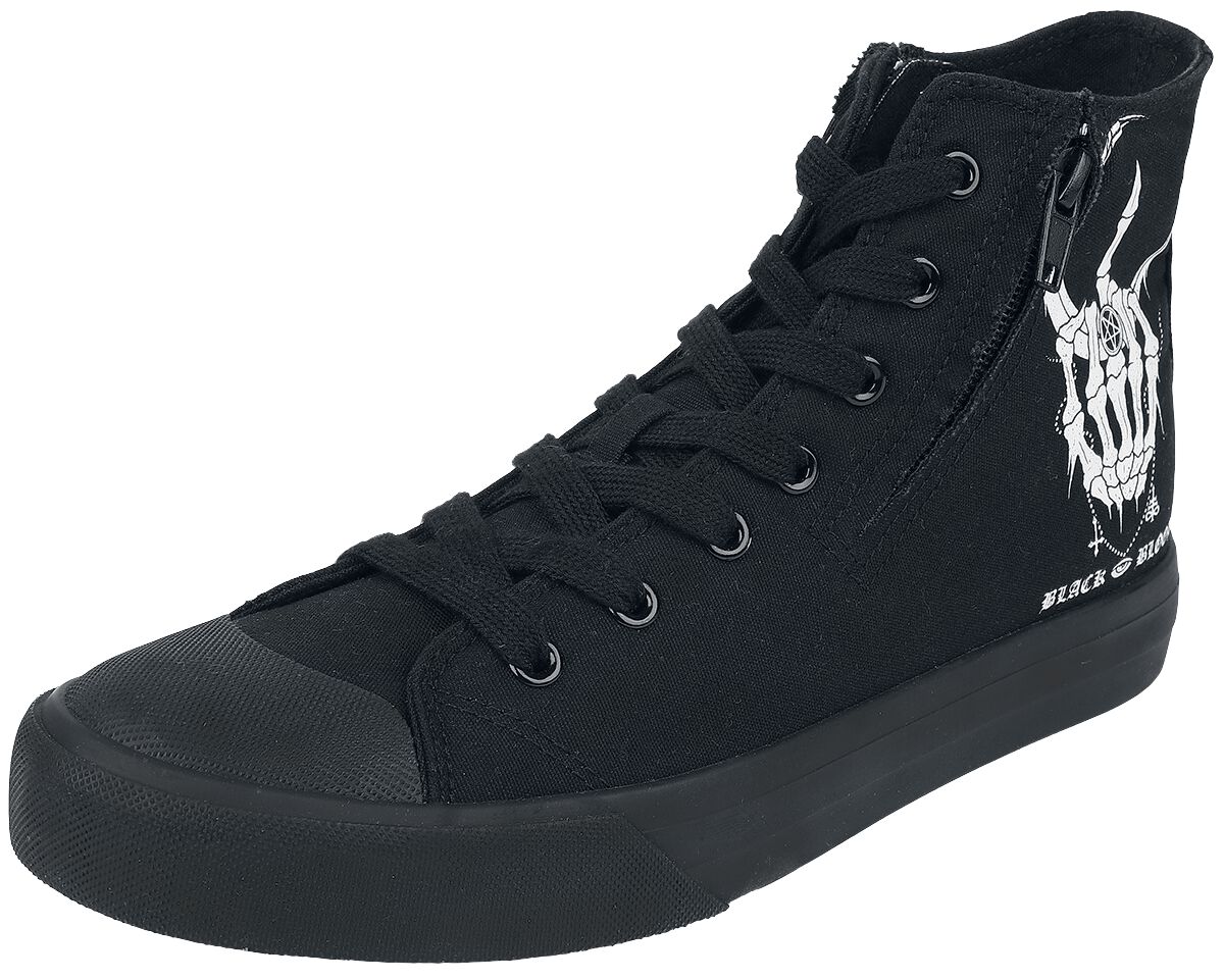 Black Blood by Gothicana Sneaker mit Skeletthand Sneaker high schwarz – 60.01% Rabatt Black Blood by Gothicana Sneaker mit Skeletthand Sneaker high schwarz – 60.01% Rabatt