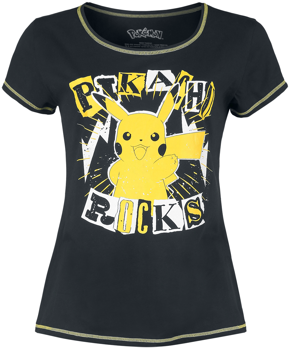Pokémon Pikachu - Rocks Schlafanzug schwarz gelb