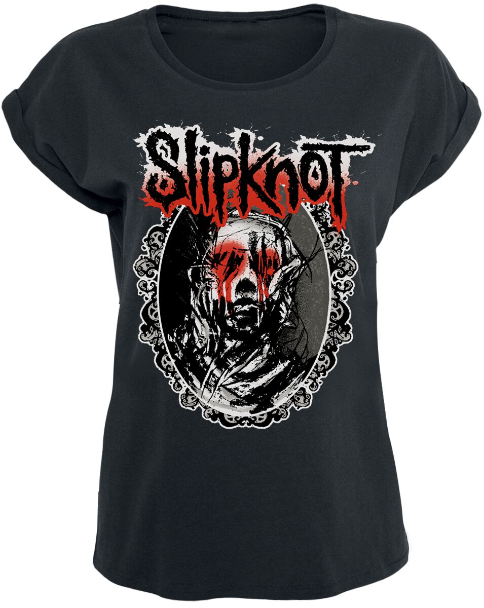 Image of Slipknot Psychosocial Frame Girl-Shirt schwarz