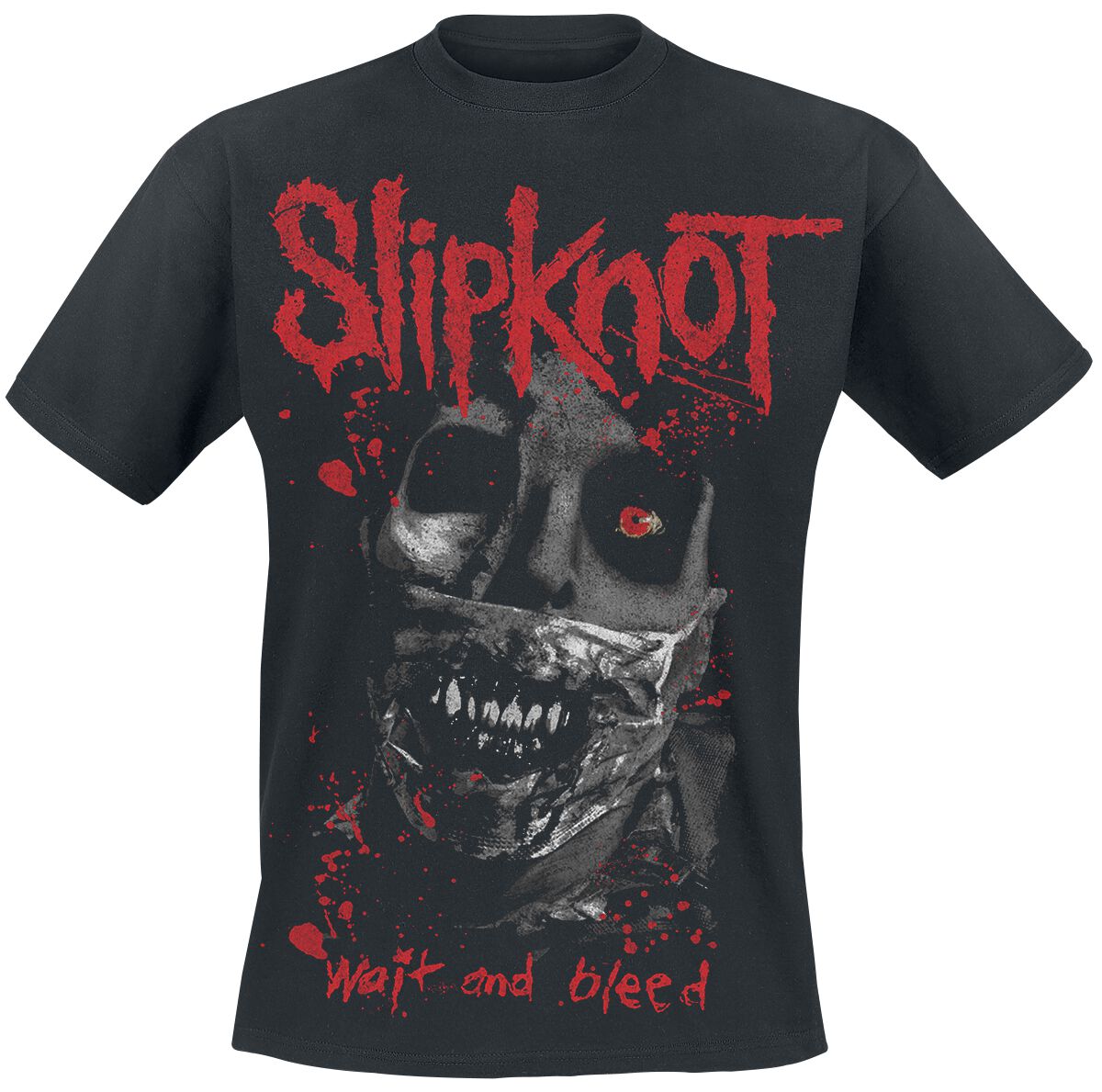 Slipknot Wait & Bleed T-Shirt black