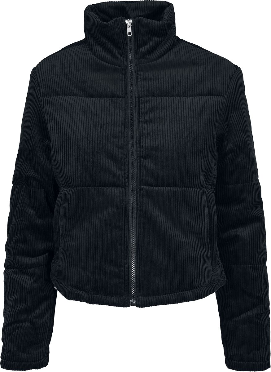 Image of Urban Classics Ladies Corduroy Puffer Jacket Girl-Jacke schwarz