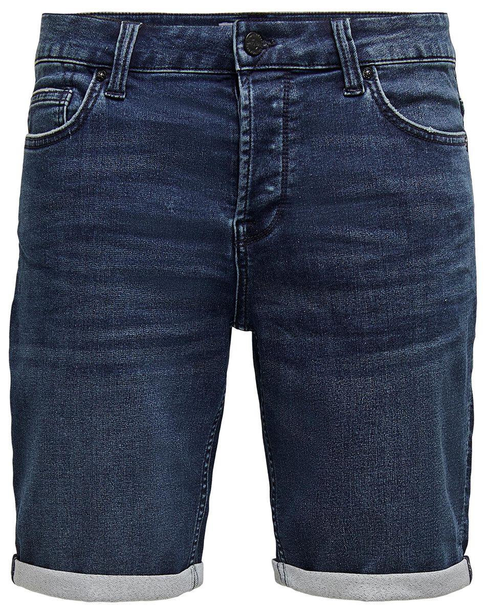 ONLY and SONS ONSPly Life Reg D Blue Slim Fit Shorts blue