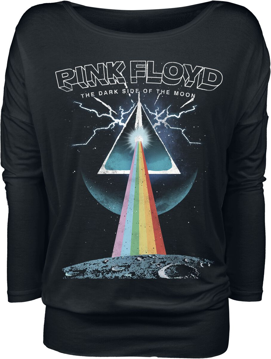 Image of Pink Floyd Lightnings In Space Girl-Longsleeve schwarz