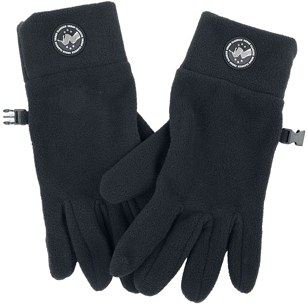 Levně Urban Classics Turistické flisové rukavice rukavice černá