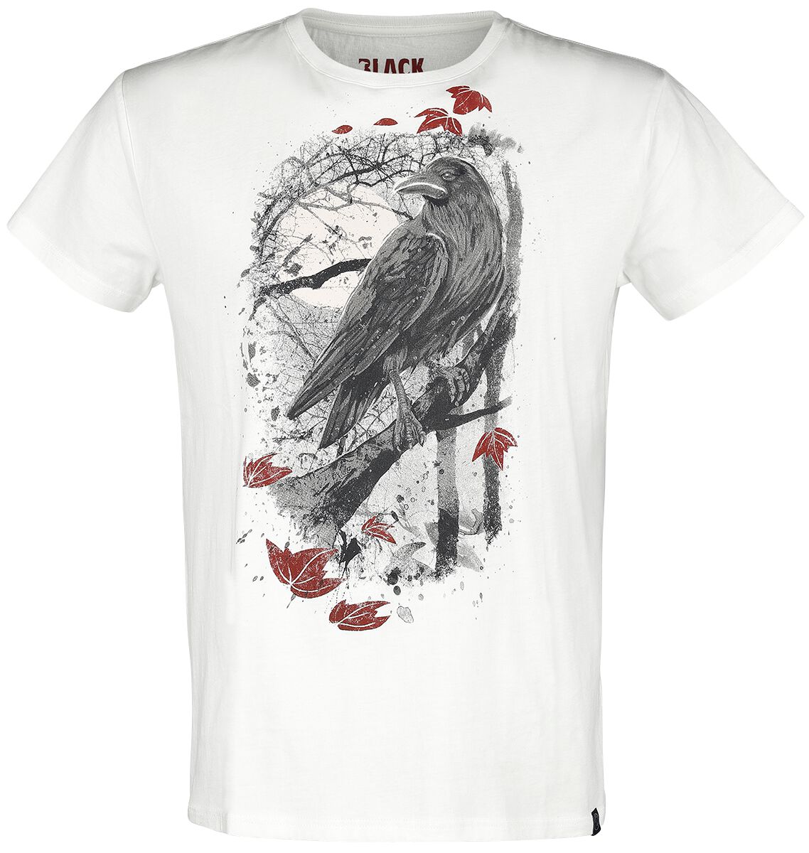 Black Premium by EMP T-Shirt - Raven Soul - S bis 5XL - für Männer - Größe S - altweiß