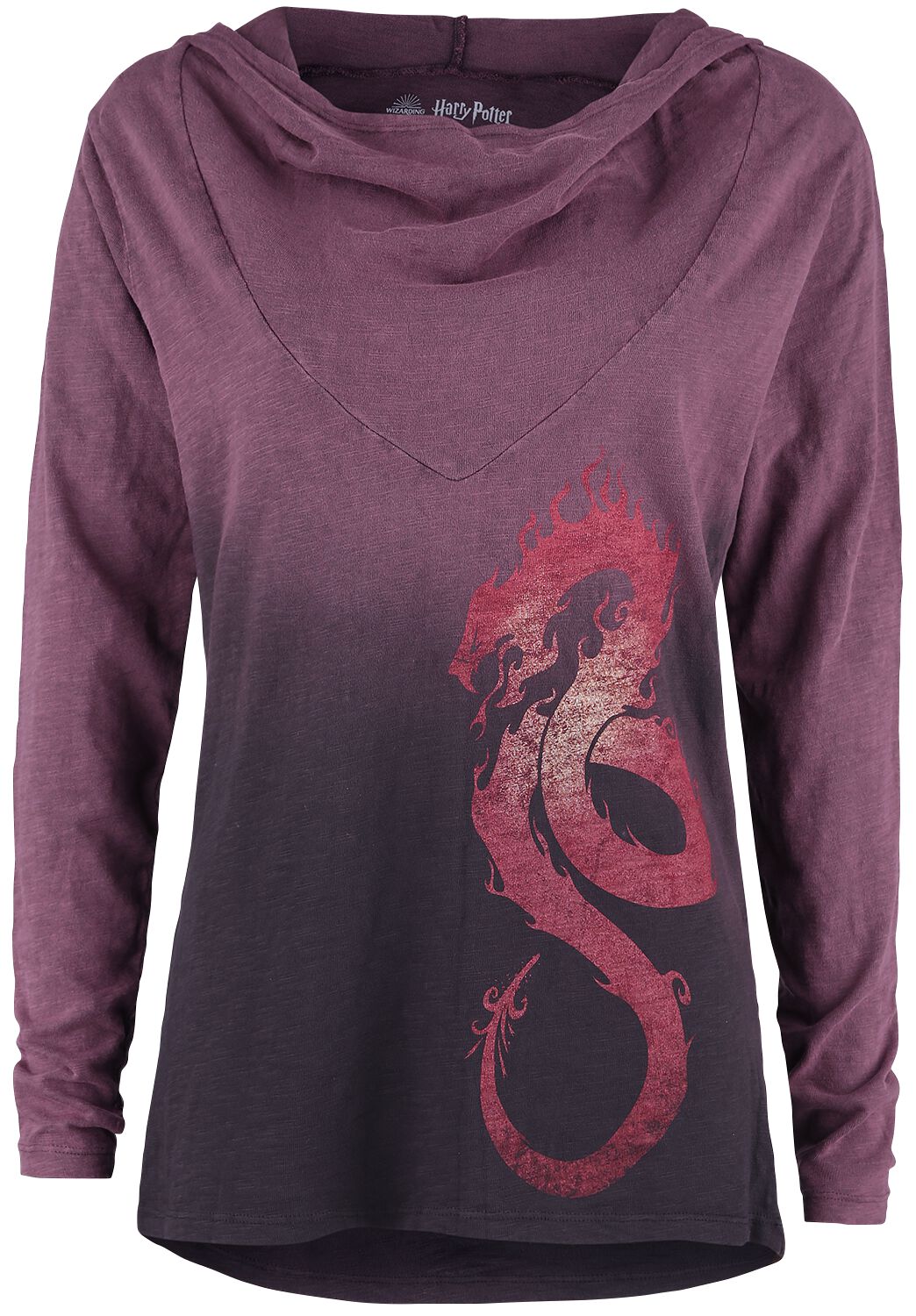 Sweat-shirt à capuche de Harry Potter - The Duel - S à XXL - pour Femme - rouge