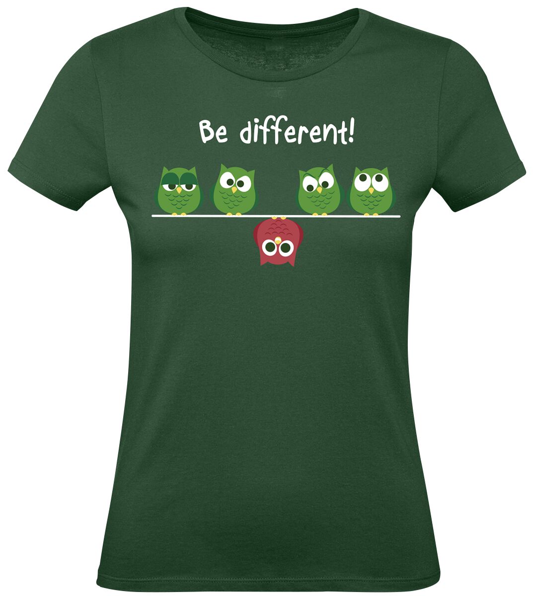 Be Different! T-Shirt dunkelgrün Be Different! T-Shirt dunkelgrün