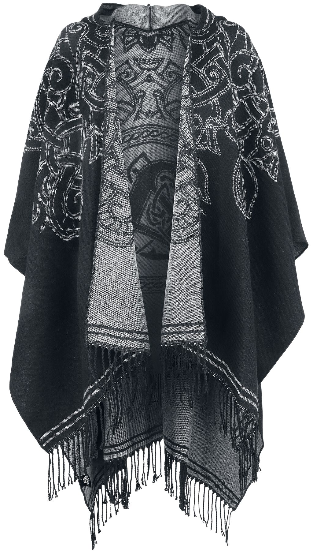 Amon Amarth Cardigan - EMP Signature Collection - one size - für Damen - Größe one size - grau/schwarz  - EMP exklusives Merchandise!