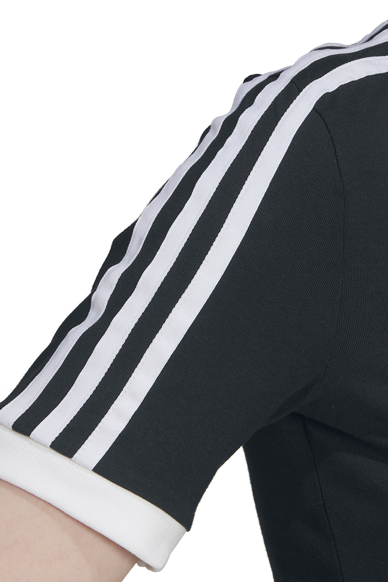 Adidas Cropped Tee T-Shirt schwarz