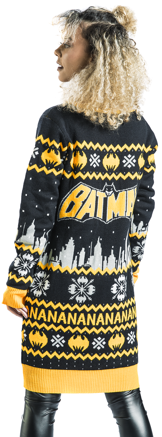 Batman Na Na Na Mittellanges Kleid schwarz grau gelb
