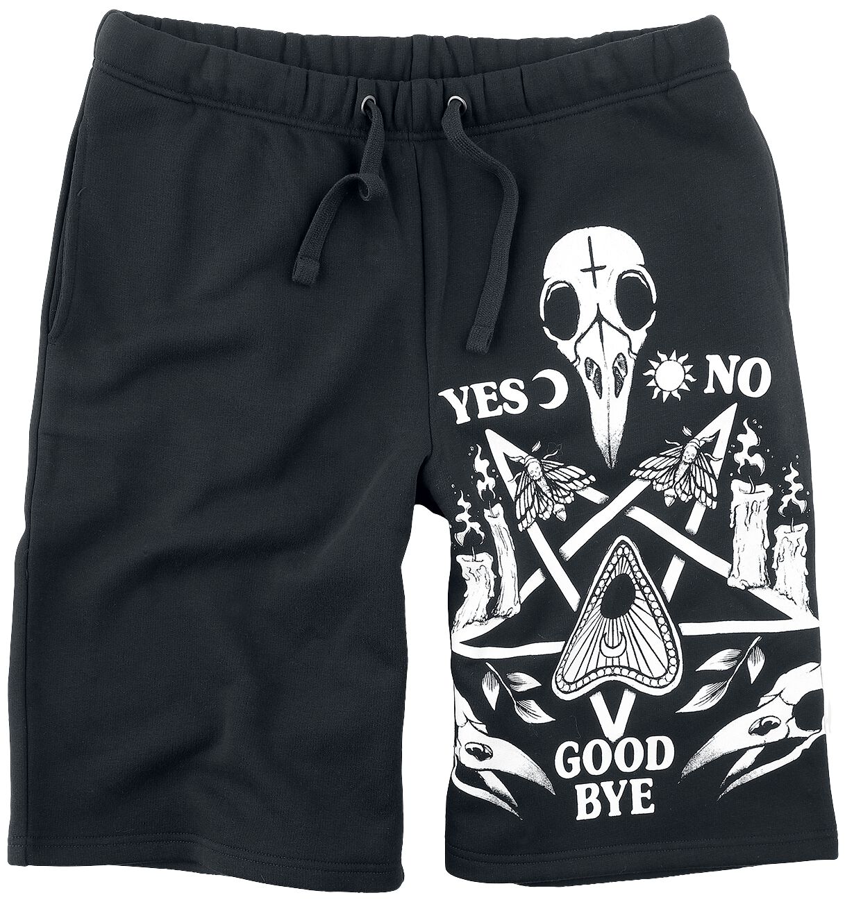 Gothicana by EMP Comfy Shorts with Print Shorts black