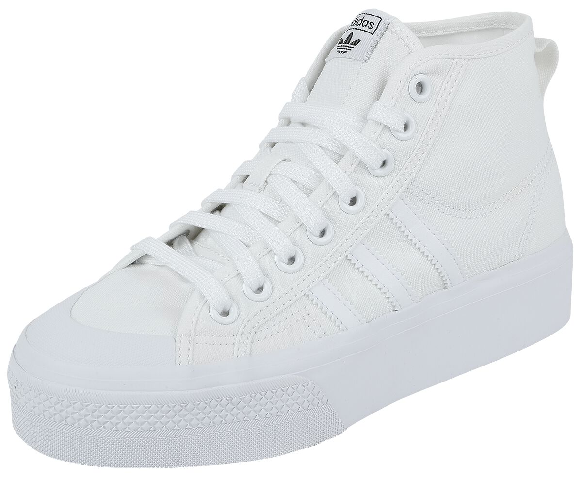 Adidas Nizza Platform Mid W Sneakers High white