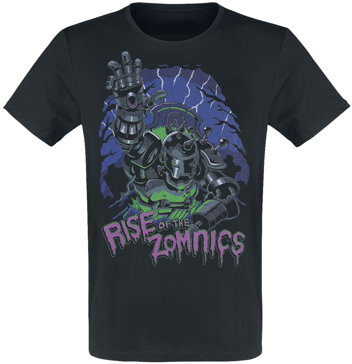 Overwatch Rise of the Zommnics T-Shirt black