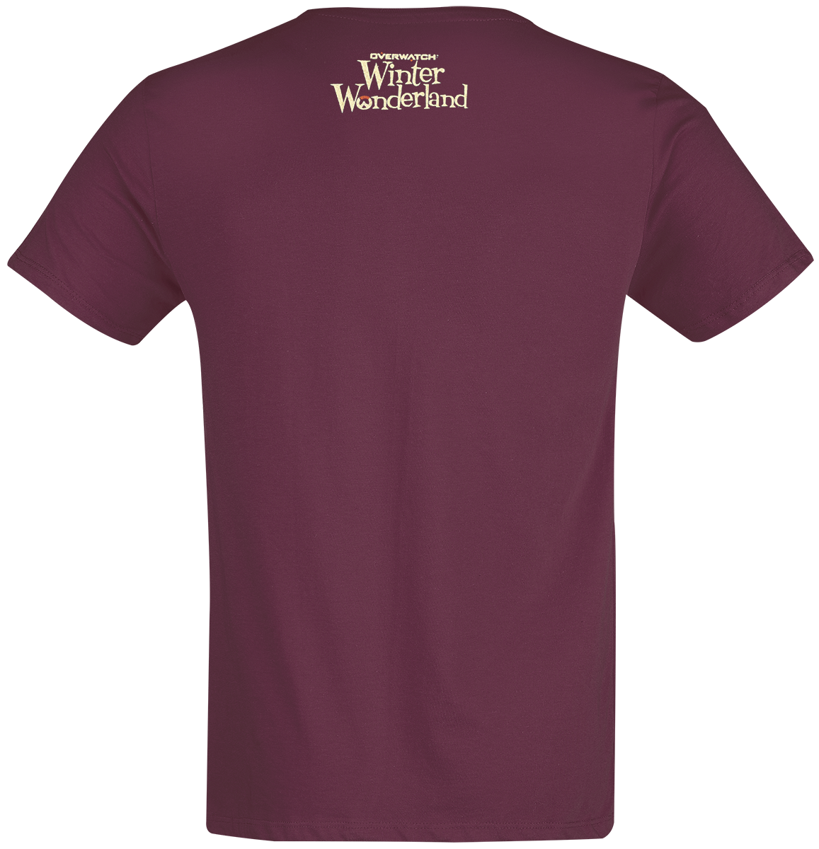 Overwatch Naughty List T-Shirt dunkelrot