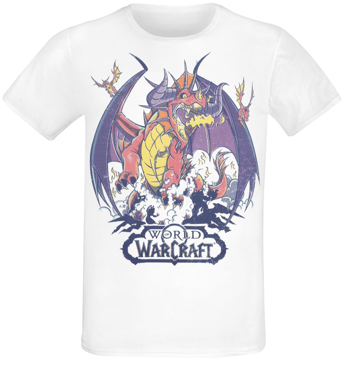 World Of Warcraft Onyxia's Lair T-Shirt weiß 11381