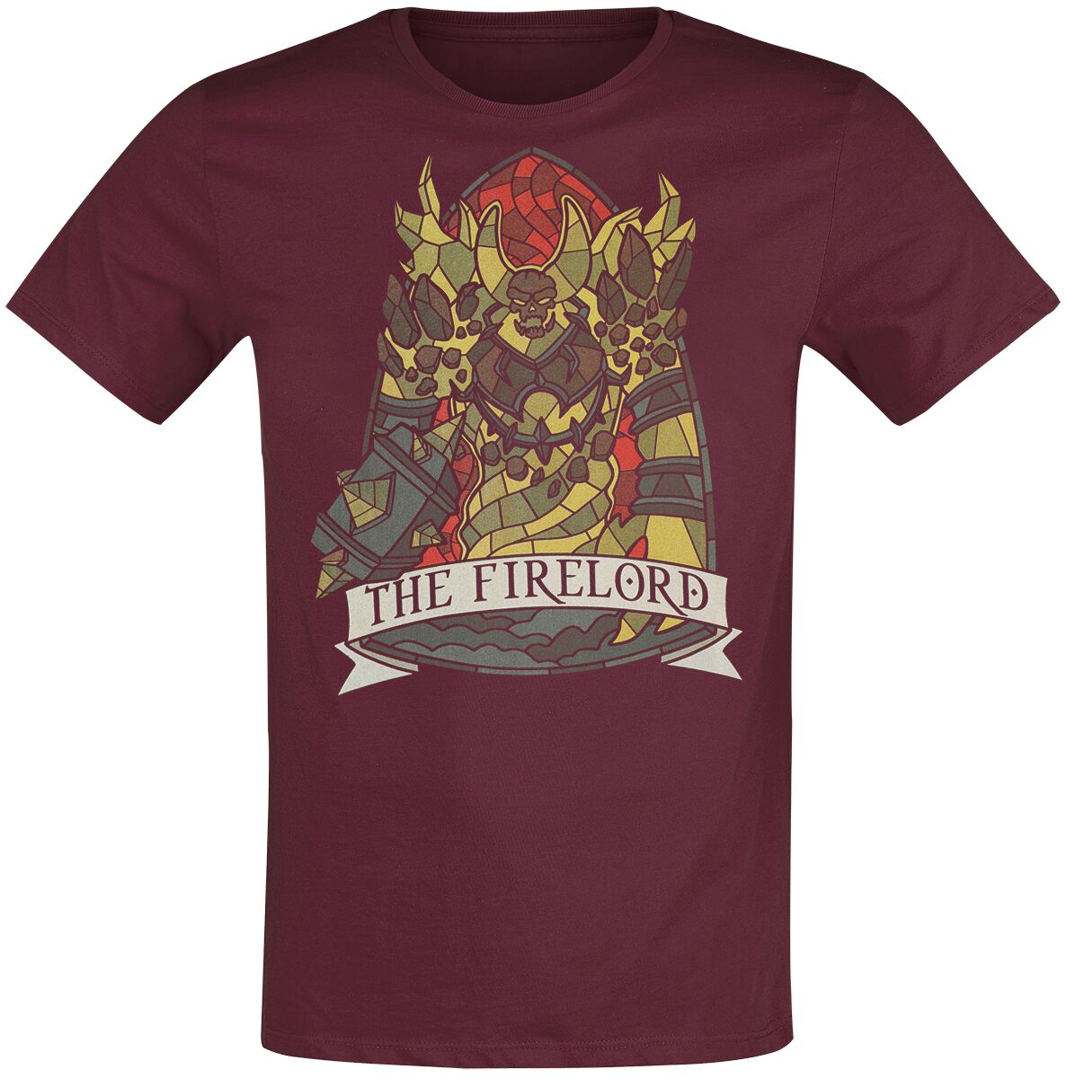 World Of Warcraft Ragnaros - The Fire Lord T-Shirt dark red