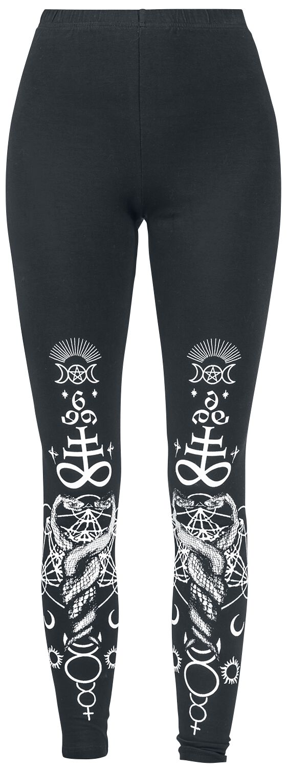 Image of Jawbreaker Viper Black Leggings Leggings schwarz/weiß